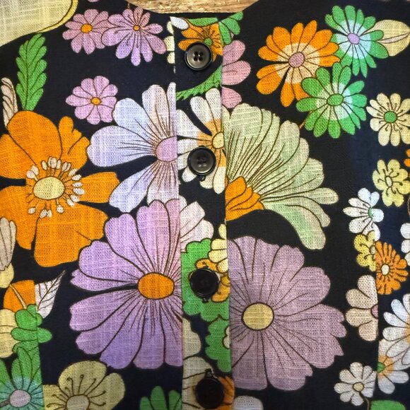 Maje Floral Crop Top - Picture 5 of 6